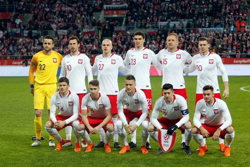 Football. International Friendly. Poland - Nigeria. 23.03.2018