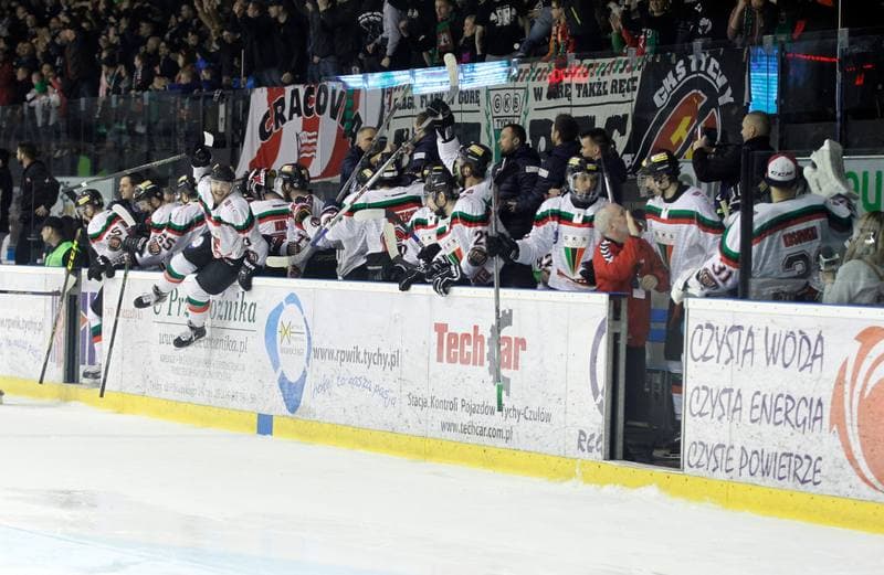 Ice Hockey. Polish Hockey League. GKS Tychy - Comarch Cracovia. 18.03.2016