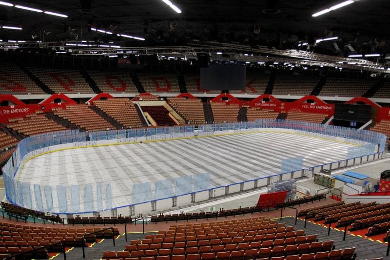 Ice Hockey. Spodek Arena. Press Conference. 28.01.2016