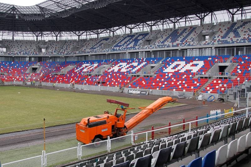 Football. Gornik Zabrze. Press Conference. 01.02.2016