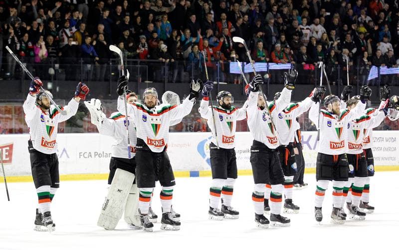 Ice Hockey. Polish Hockey League. GKS Tychy - Comarch Cracovia. 18.03.2016