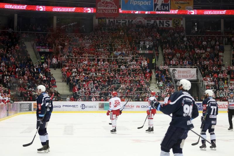 Ice Hockey. Tipsport Extraliga. Ocelari Trinec - Skoda Plzen. 04.04.2019