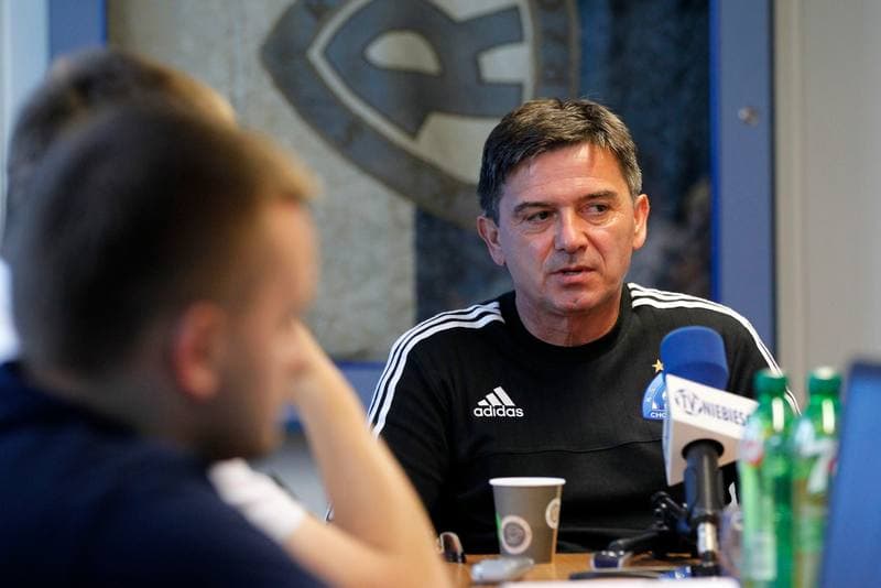 Football. Ruch Chorzow. Press Conference. 14.07.2016