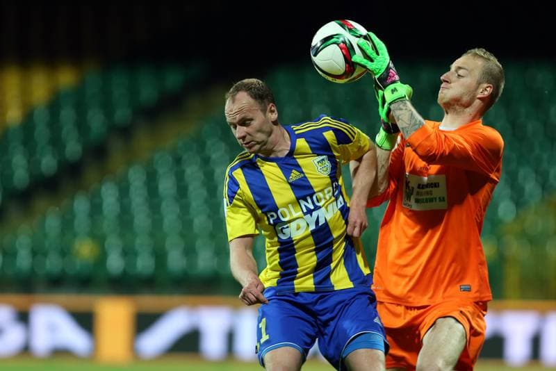 Football. I liga. Rozwoj Katowice - Arka Gdynia. 06.05.2016