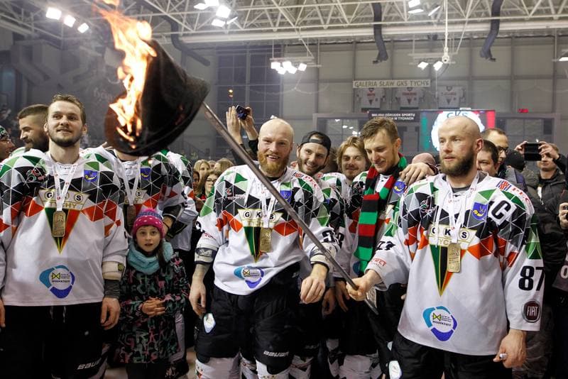 Ice Hockey. Polska Hokej Liga. GKS Tychy - Tauron KH GKS Katowice. 29.03.2018