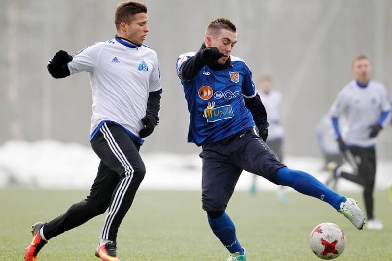 Football. Sparing. Ruch Chorzow - Odra Opole. 21.01.2017