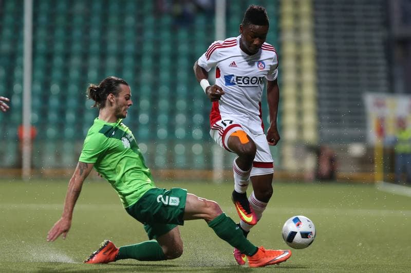 Football. Champions League. AS Trencin - Olimpija Ljubljana. 20.07.2016