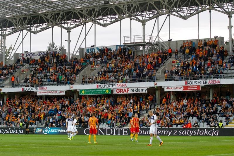 Football. Lotto Ekstraklasa. Korona Kielce - Wisla Krakow. 22.08.2016