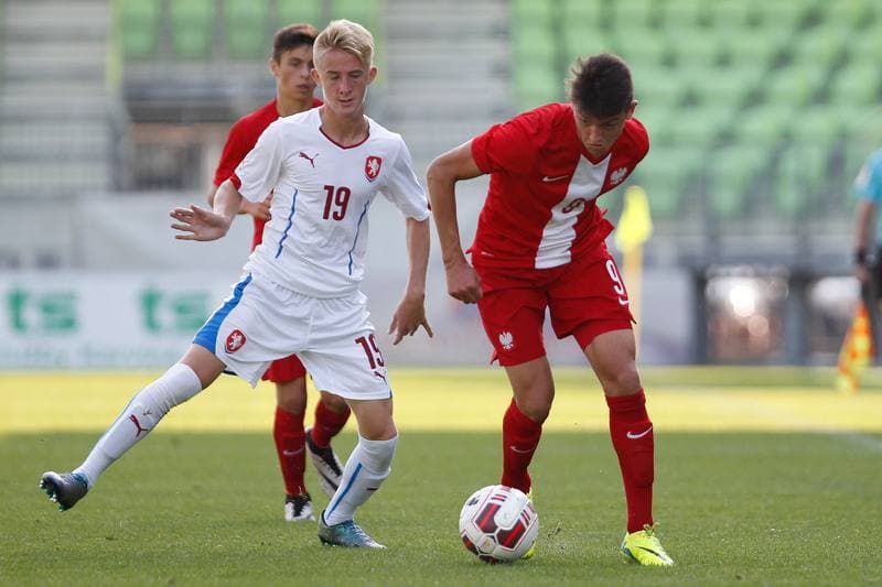 Football. Czech Republic U-16 - Poland U-16. 13.09.2016