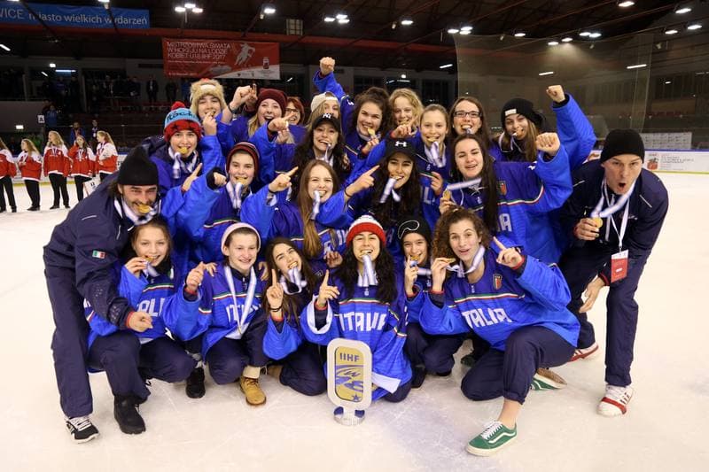 Ice Hockey. U18 Women's World Championship. Poland - China. 14.01.2017