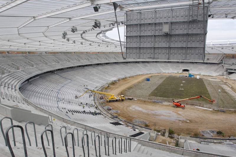 Football. Stadion Slaski. Construction. 24.10.2016