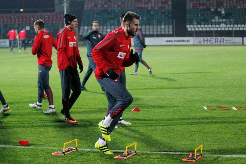 Football. Poland U21. Training. 10.11.2016