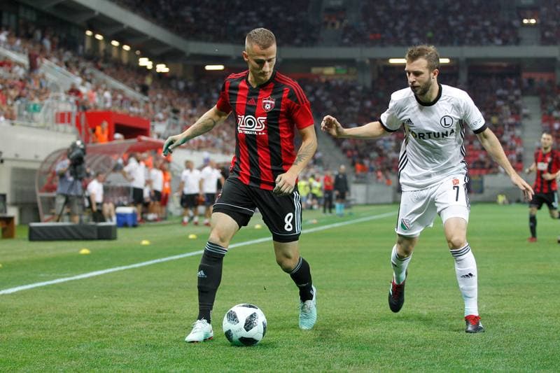 Football. UEFA Champions League. Spartak Trnava - Legia Warsaw. 31.07.2018