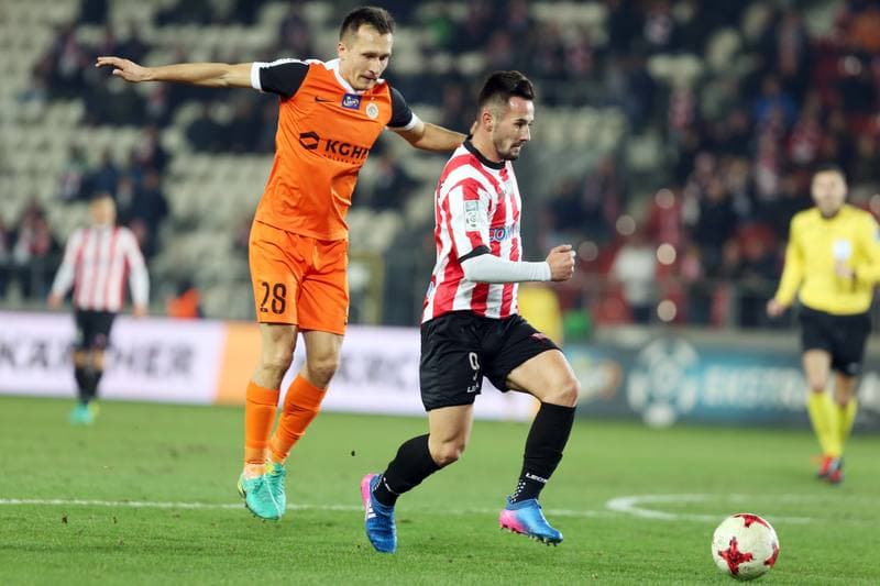 Football. Lotto Ekstraklasa. Cracovia Krakow - Zaglebie Lubin. 13.03.2017