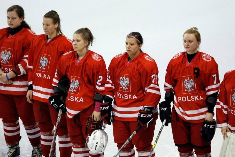 Ice Hockey. Women's Friendly Match. Poland - Ontario. 04.04.2017