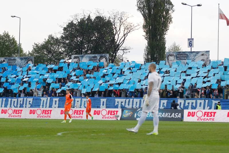 Football. Lotto Ekstraklasa. Ruch Chorzow - Zaglebie Lubin. 05.05.2017