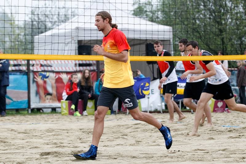 Beach Volleyball. Mariusz Prudel. Training. 06.05.2017