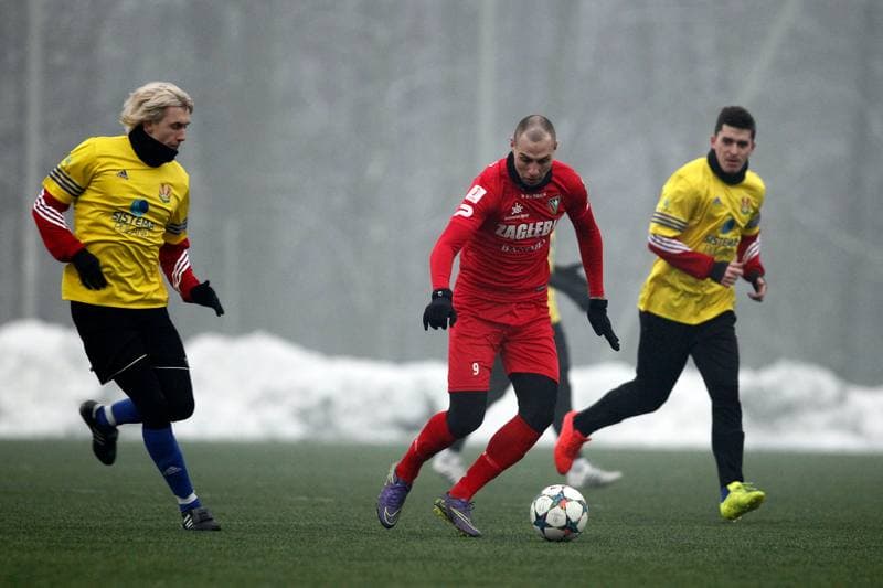 Football. Sparing. Zaglebie Sosnowiec - BKS Stal Bielsko-Biala. 01.02.2017