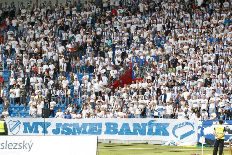 Football. HET Liga. Banik Ostrava - Slavia Prague. 06.08.2017