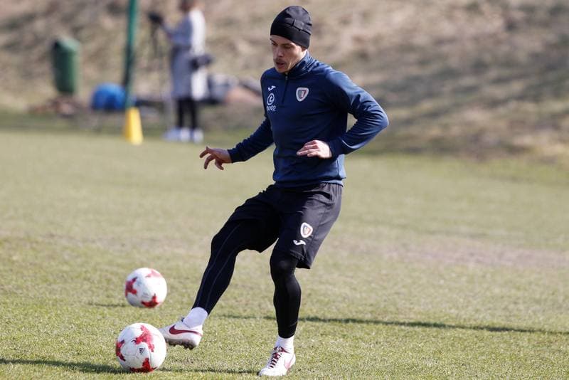 Football. Piast Gliwice. Training. 08.03.2017