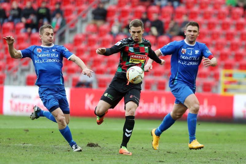 Football. Nice I Liga. GKS Tychy - MKS Kluczbork. 11.03.2017