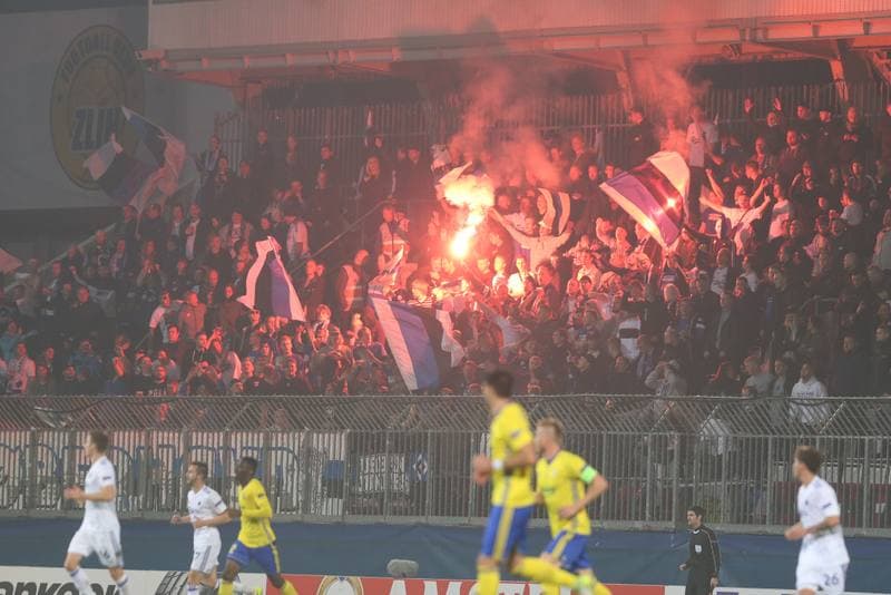 Football. UEFA Europa League. FC Zlin - FC Copenhagen. 19.10.2017