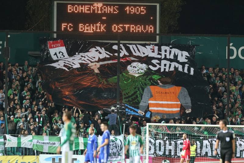 Football. HET Liga. Bohemians 1905 Praha - Banik Ostrava. 13.10.2017