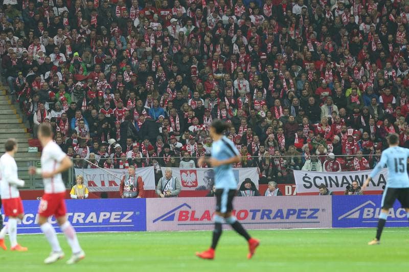 Football. International Friendly. Poland - Uruguay. 10.11.2017