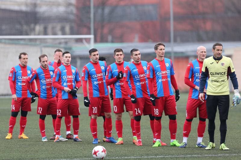 Football. Friendly Match. MFK Karvina - Piast Gliwice. 20.01.2018
