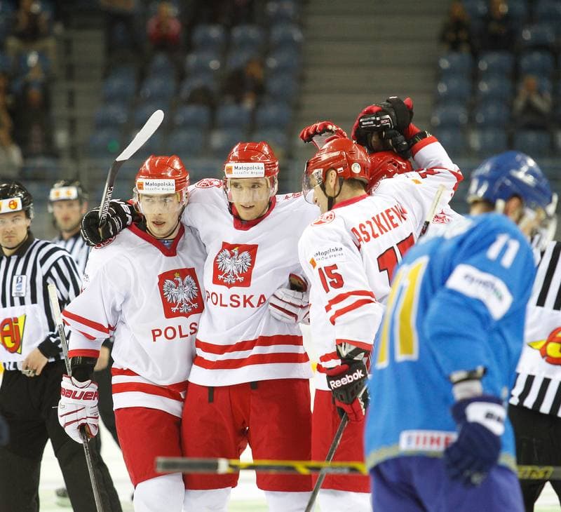 Ice Hockey. IIHF World Championship Division 1A. Poland - Kazakhstan. 23.04.2015