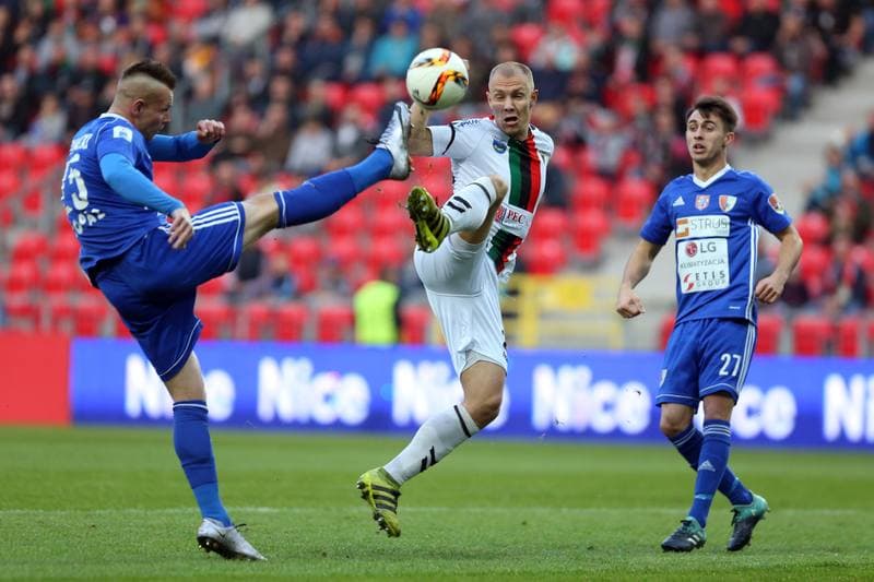 Football. Nice I Liga. GKS Tychy - Pogon Siedlce. 30.09.2017
