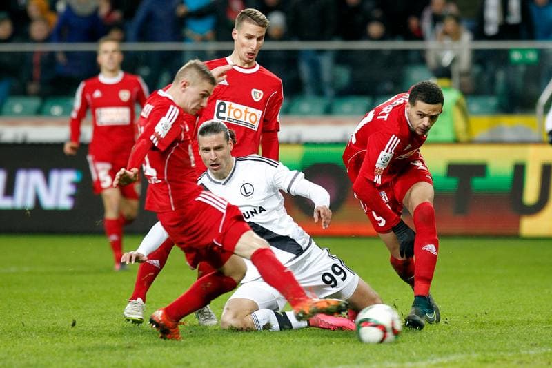 Football. PKO BP Ekstraklasa. Legia Warsaw - Piast Gliwice. 13.12.2015