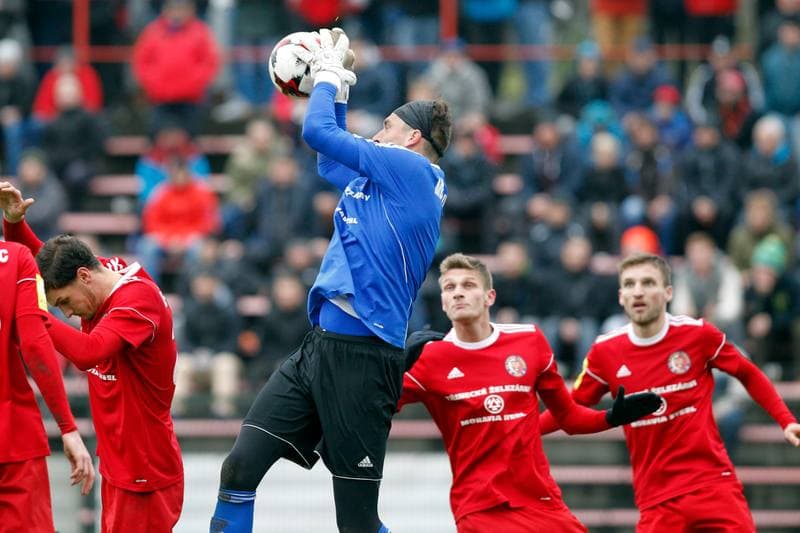 Football. FNL. Fotbal Trinec - Dynamo Ceske Budejovice. 18.11.2017