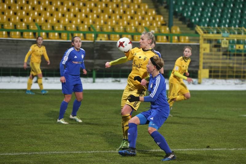 Football. Women's Polish Cup. GKS Katowice - AZS Wroclaw. 29.11.2017