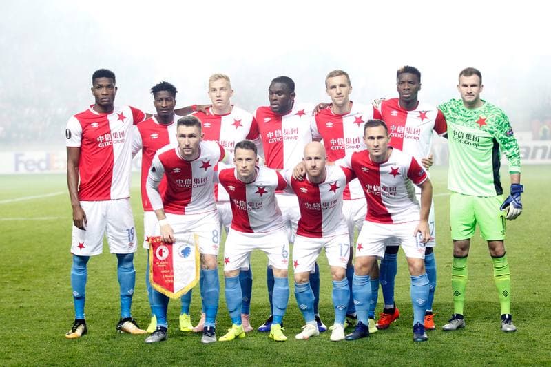 Football. UEFA Europa League. Slavia Prague - FC Copenhagen. 08.11.2018