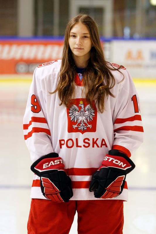 Ice Hockey. Women's U18 Olympic Hope Tournament. Poland - Latvia. 15.12.2017