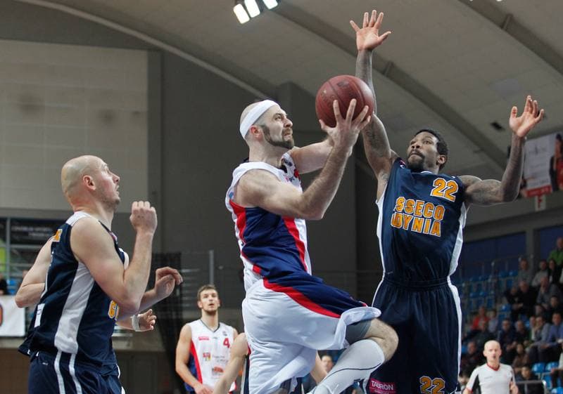 Basketball. Tauron Basket Liga. MKS Dabrowa Gornicza - Asseco Gdynia. 03.01.2015