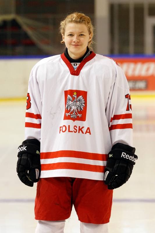 Ice Hockey. Women's U18 Olympic Hope Tournament. Poland - Latvia. 15.12.2017