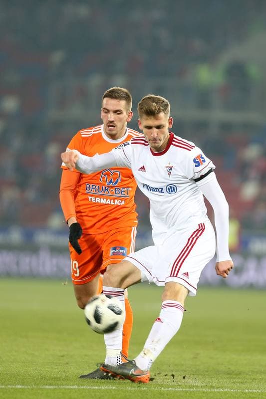 Football. Lotto Ekstraklasa. Gornik Zabrze - Bruk-Bet Termalica Nieciecza. 19.02.2018