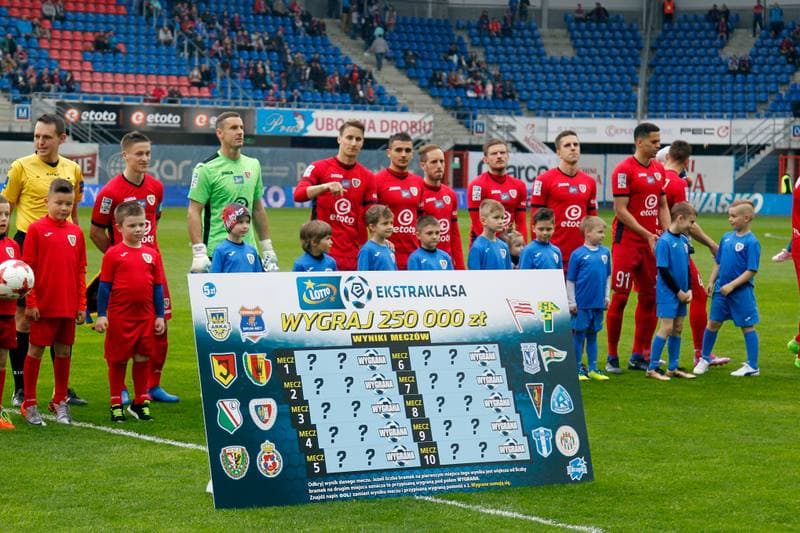 Football. Lotto Ekstraklasa. Piast Gliwice - Slask Wroclaw. 06.05.2017