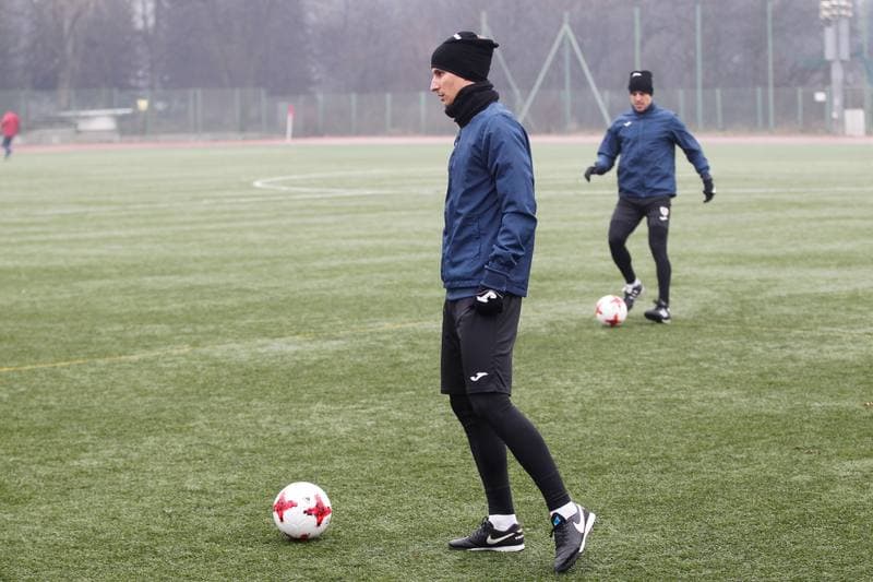 Football. Piast Gliwice. Training. 10.01.2018