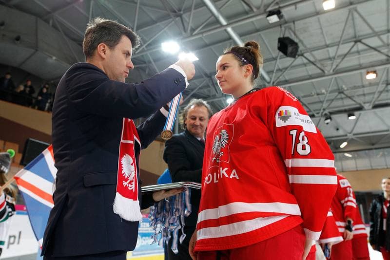Ice Hockey. Women's U18 World Championship Division 1B. Poland - Great Britain. 12.01.2018