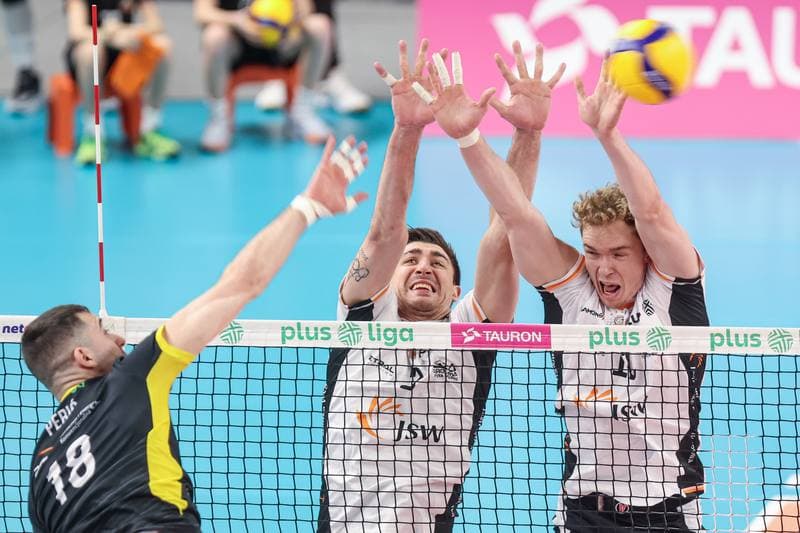Volleyball. PlusLiga. Jastrzebski Wegiel - PGE GiEK Skra Belchatow. 09.02.2025