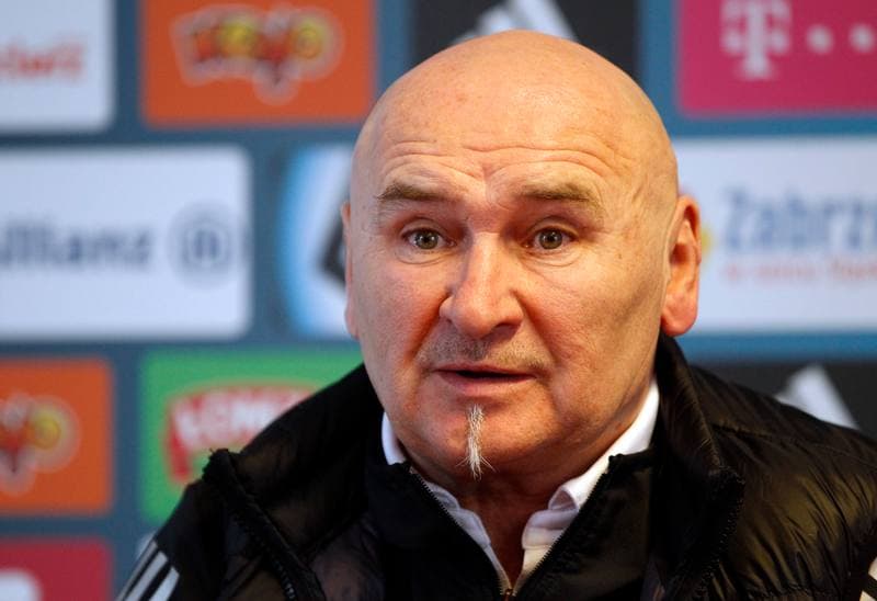 Football. Gornik Zabrze. Press Conference. 10.03.2016
