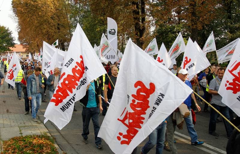 Mining. Protest. Brzeszcze. 05.10.2015