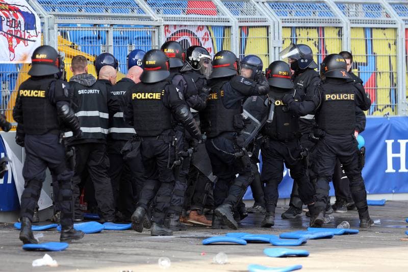 Football. HET Liga. Banik Ostrava - AC Sparta Prague. 28.04.2018