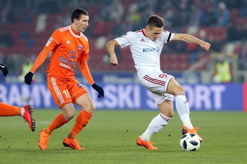 Football. Lotto Ekstraklasa. Gornik Zabrze - Bruk-Bet Termalica Nieciecza. 19.02.2018