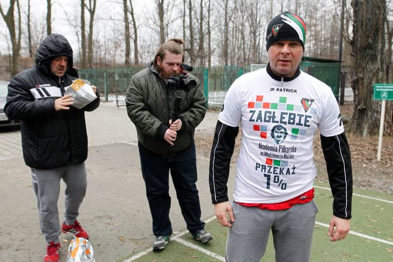 Football. Zaglebie Sosnowiec. Press Conference. 23.02.2018