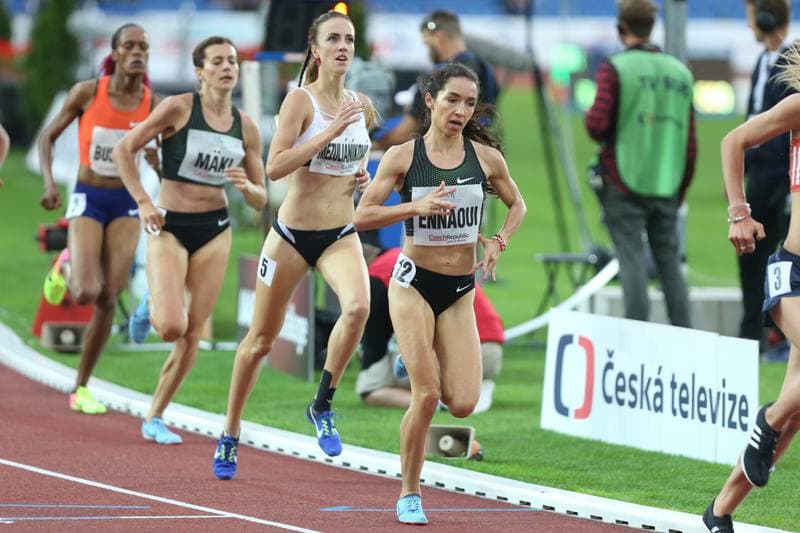 Athletics. IAAF Golden Spike Ostrava. Mike Rodgers - Justin Gatlin - Ben Meite. 13.06.2018