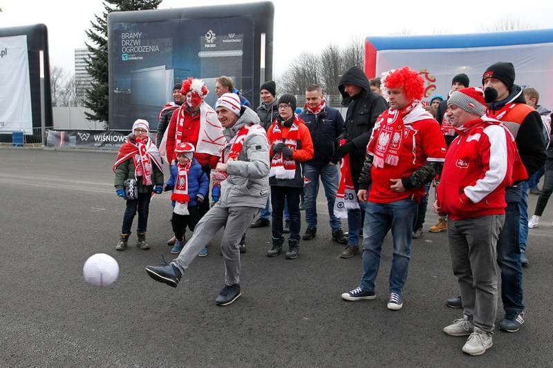 Football. International Friendly. Poland - South Korea. 27.03.2018